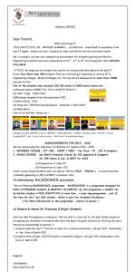 Newsletter-Annual report - PICS